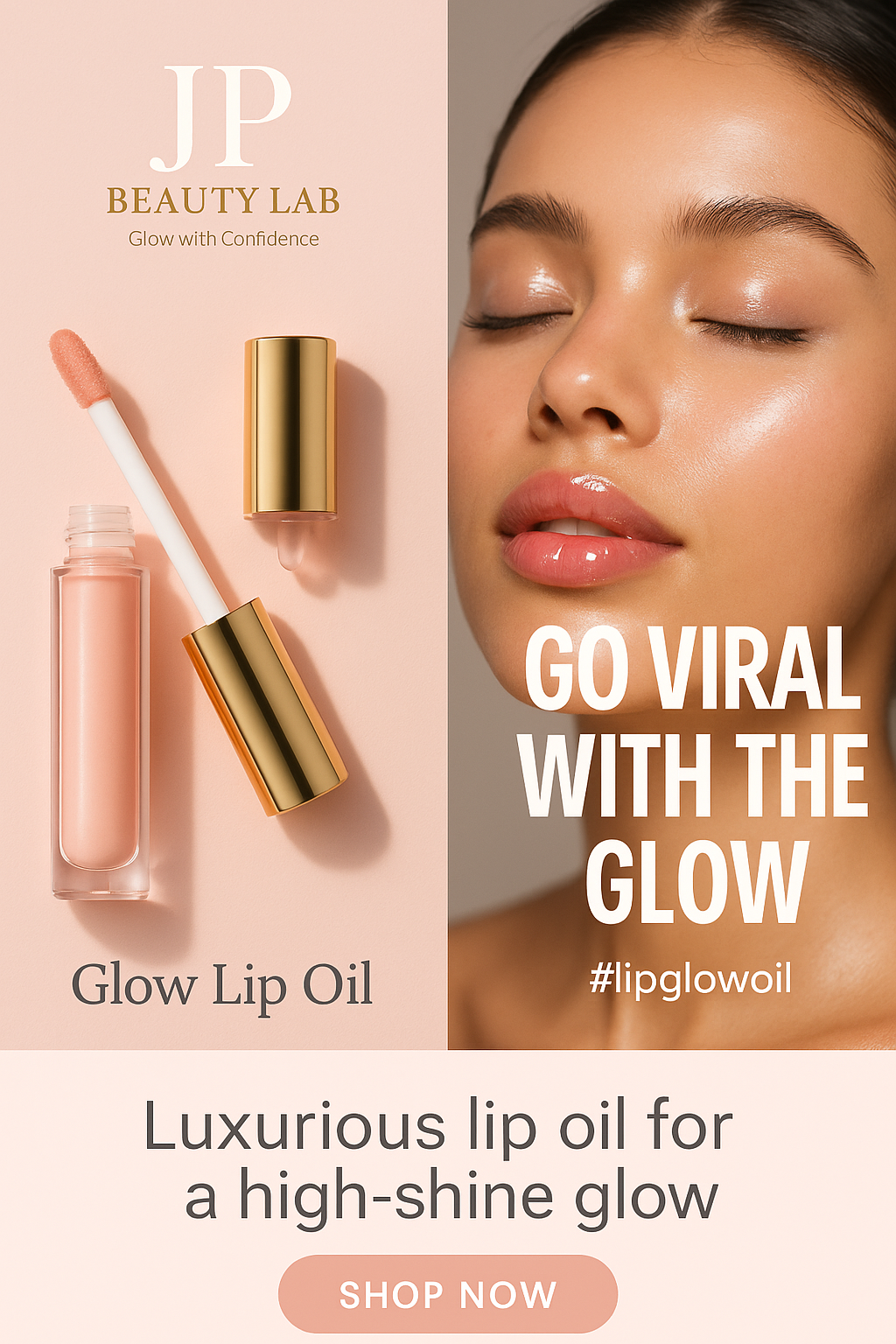 ✨ Glow Lip Oil — Ultra Hydrating Shine